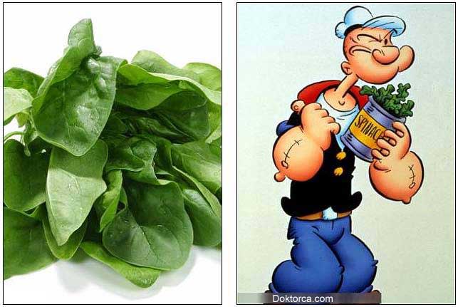 Ispanakta bol demir var mı?